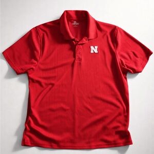 Nebraska Huskers Red Polo Shirt